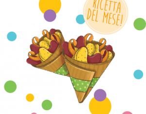 Chips golose di verdure al forno