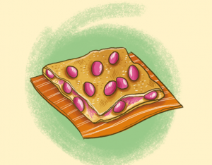 Focaccia dolce all'uva