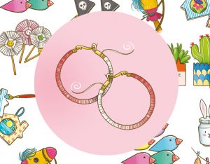 Orecchini ricamati per un regalo speciale!