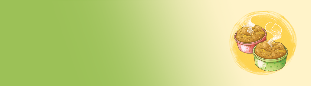 Muffin di ricotta e mele  con frutta secca e cannella