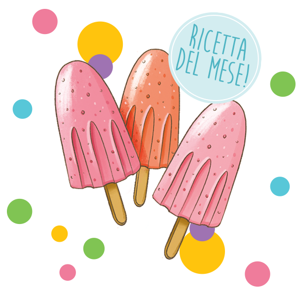 Ghiaccioli allo Yogurt e Frutta fresca