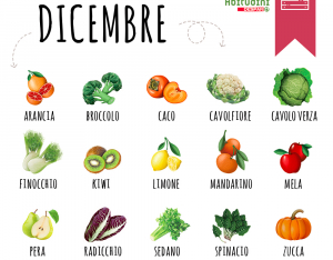 Verdura e frutta del mese di Dicembre