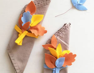 Portatovaglioli d'autunno