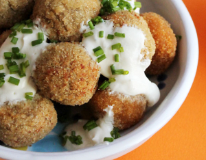 Polpettine zucca e ceci