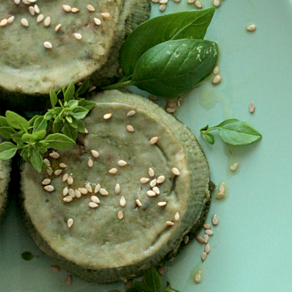 Delicati sformatini spinacini e noci