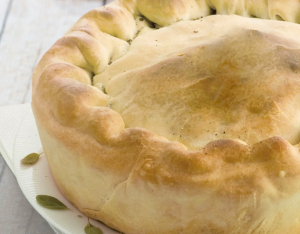 Torta pasqualina con carciofi